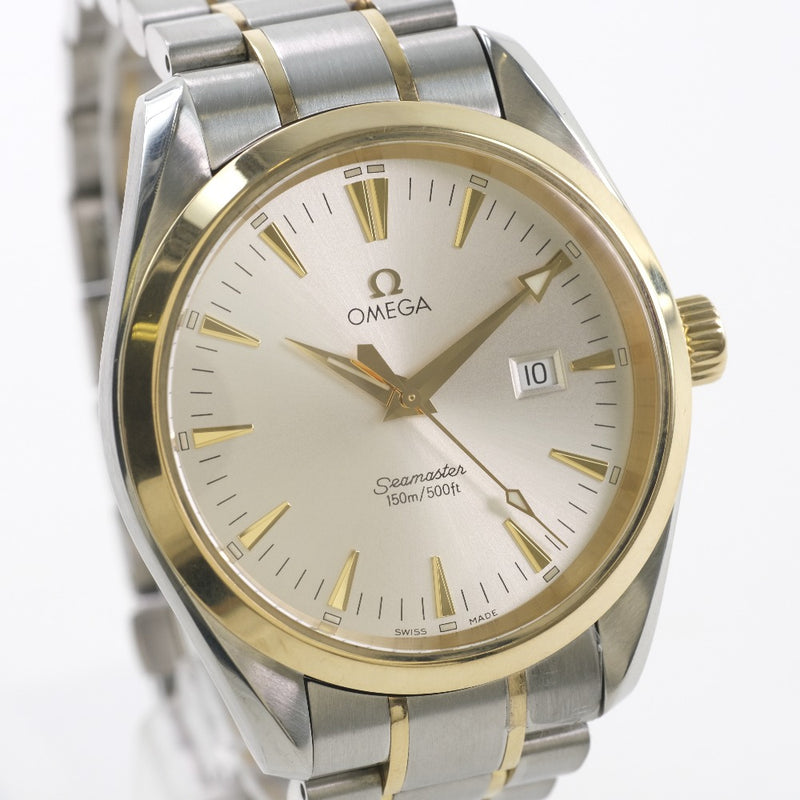 [OMEGA] Omega Sea Master 150m Aqua Terra 2317.30 Watch Stainless Steel Quartz Men Silver Dial Watch A-Rank