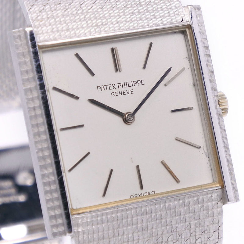 【PATEK PHILIPPE】パテックフィリップ
 ゴンドーロ 腕時計
 3570/1G K18ホワイトゴールド 手巻き アナログ表示 シルバー文字盤 Gondouro メンズ