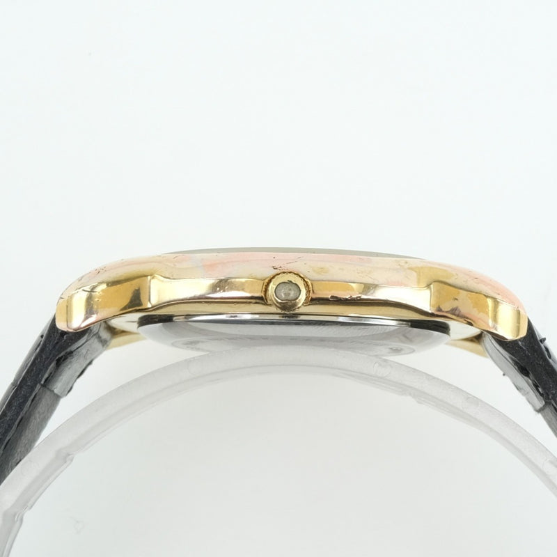 [Gucci] Gucci 5100m Reloj de acero inoxidable x cuero de oro de cuero Reloj de oro para hombres