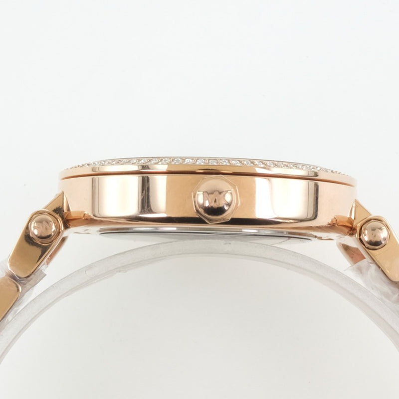 [Michael Kors] Michael course 
 watch 
 MK-6760 Stainless steel steel pink gold quartz multil in the white dial A+rank