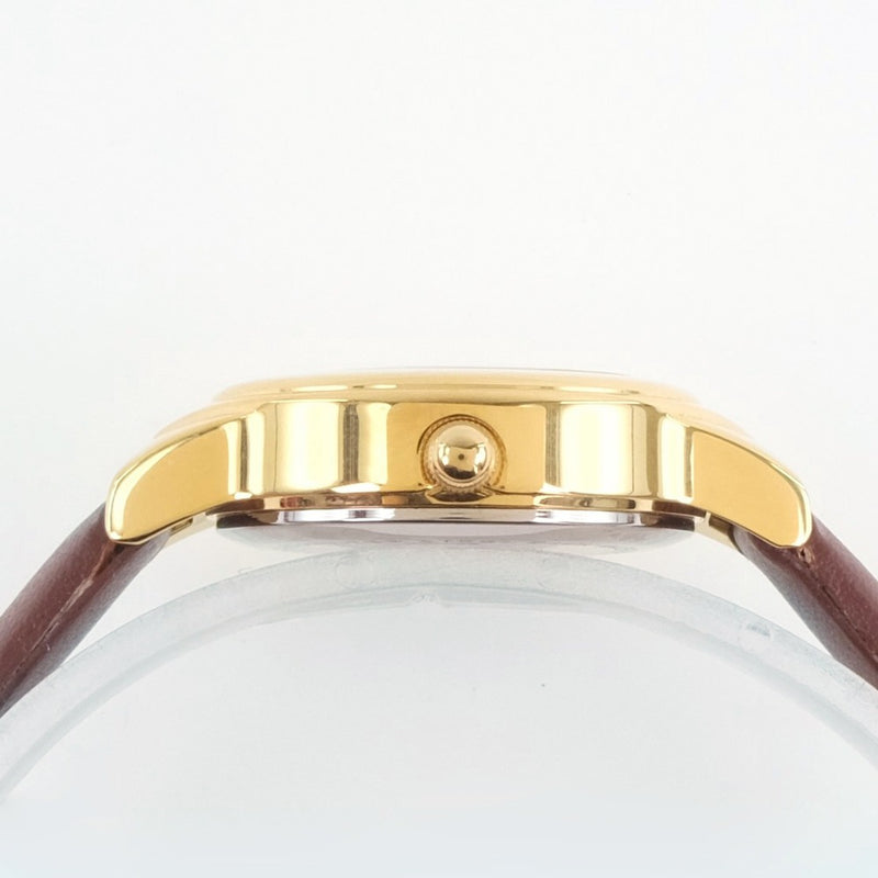 [Roberta DI Camerino] Roberta di Camerino RC7830 Watch Stainless Steel x Leather Tea/Gold Quartz Ladies White Dial Watch A+Rank