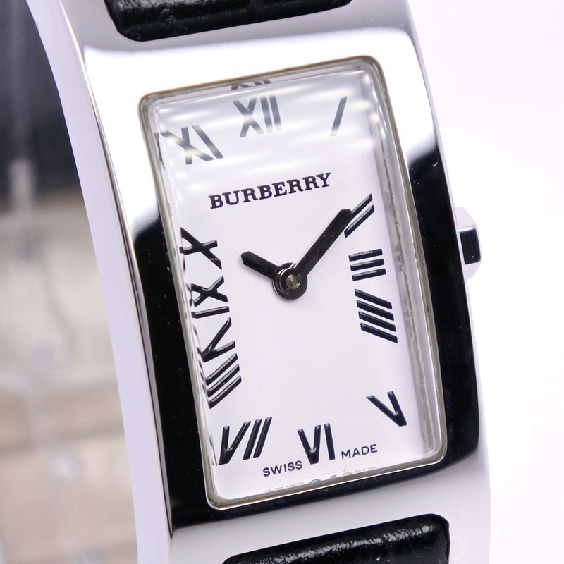 Burberry] Burberry 14000L watch Stainless steel x leather black 