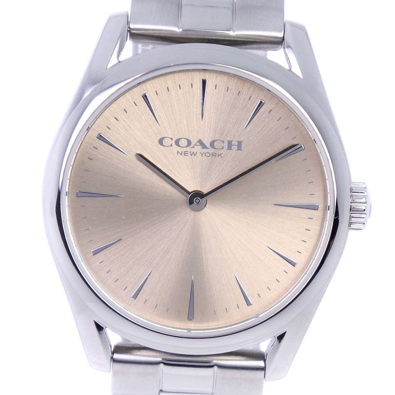 [Coach] Coach Ca.125.7.14.1621 Watch Stainless Steel Steel Silver Quartz Analog Display Ladies Champagne Gold Dial Watch A Rank