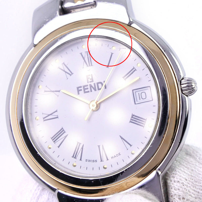 FENDI】フェンディ 980G 腕時計 ステンレススチール シルバー クオーツ