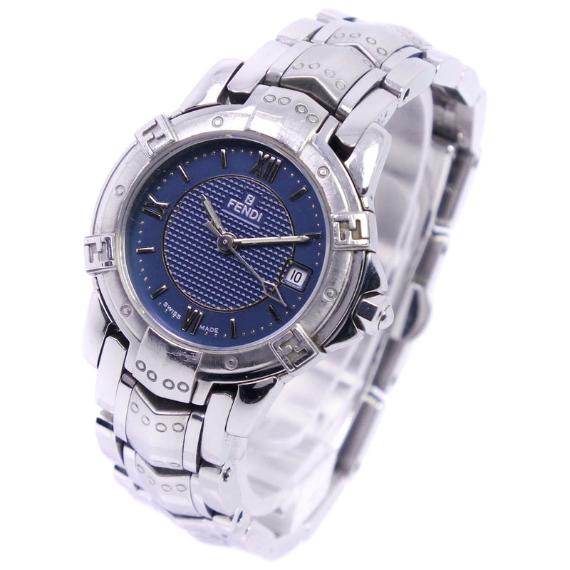 【FENDI】フェンディ
 オロロジ 3500L 腕時計
 ステンレススチール クオーツ アナログ表示 レディース ネイビー文字盤 腕時計