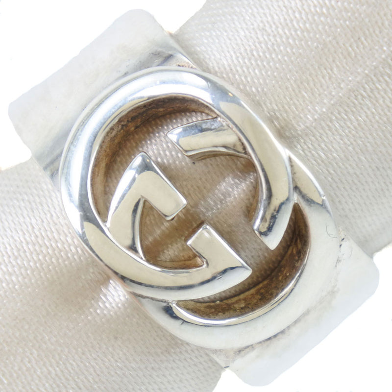 [GUCCI] Gucci Interlocking G Ring / Ring Silver 925 15.5 Unisex Ring / Ring