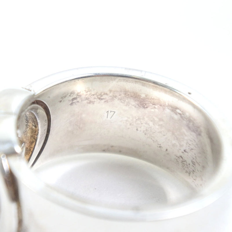 [GUCCI] Gucci Interlocking G Ring / Ring Silver 925 15.5 Unisex Ring / Ring