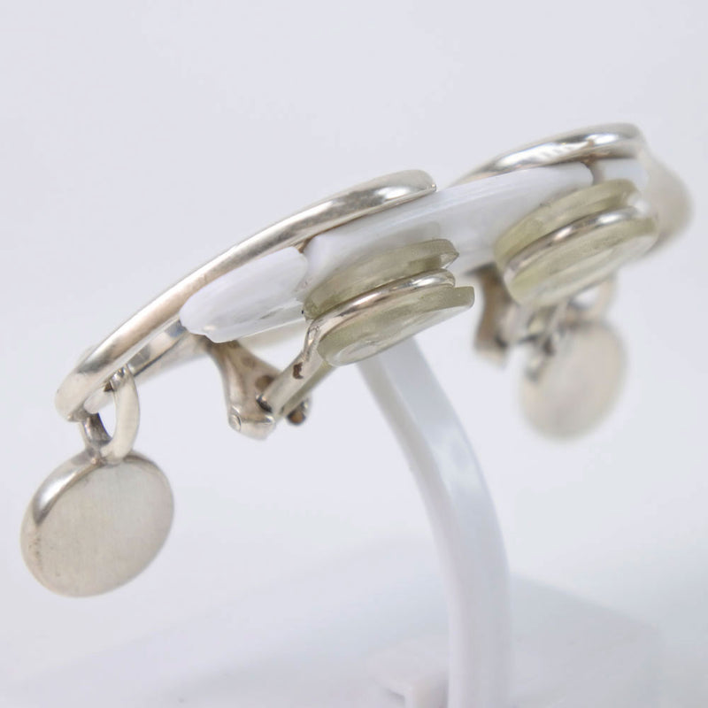 [Georg Jensen] Georgen Gensen Earring Silver 925 463a 조각 된 숙녀 귀걸이 A 순위