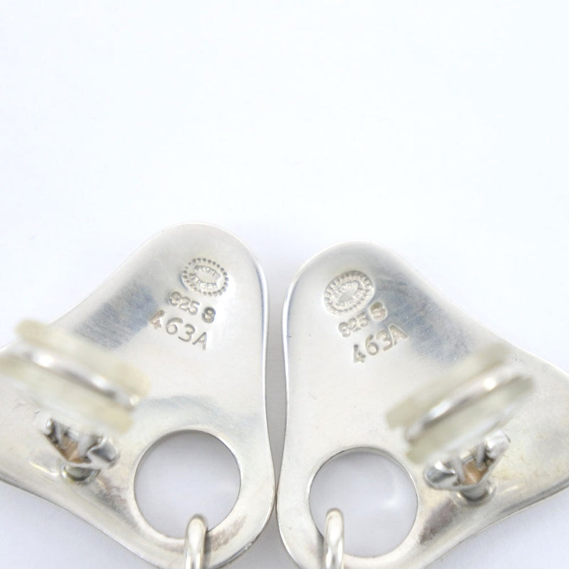 [Georg Jensen] Georgen Gensen Earring Silver 925 463a 조각 된 숙녀 귀걸이 A 순위