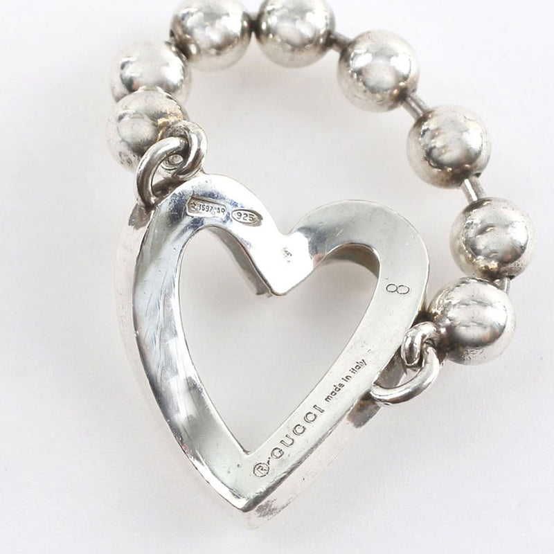 [Gucci] Gucci Heart Ball Ring / Ring Silver 925 Ladies Ring / anillo