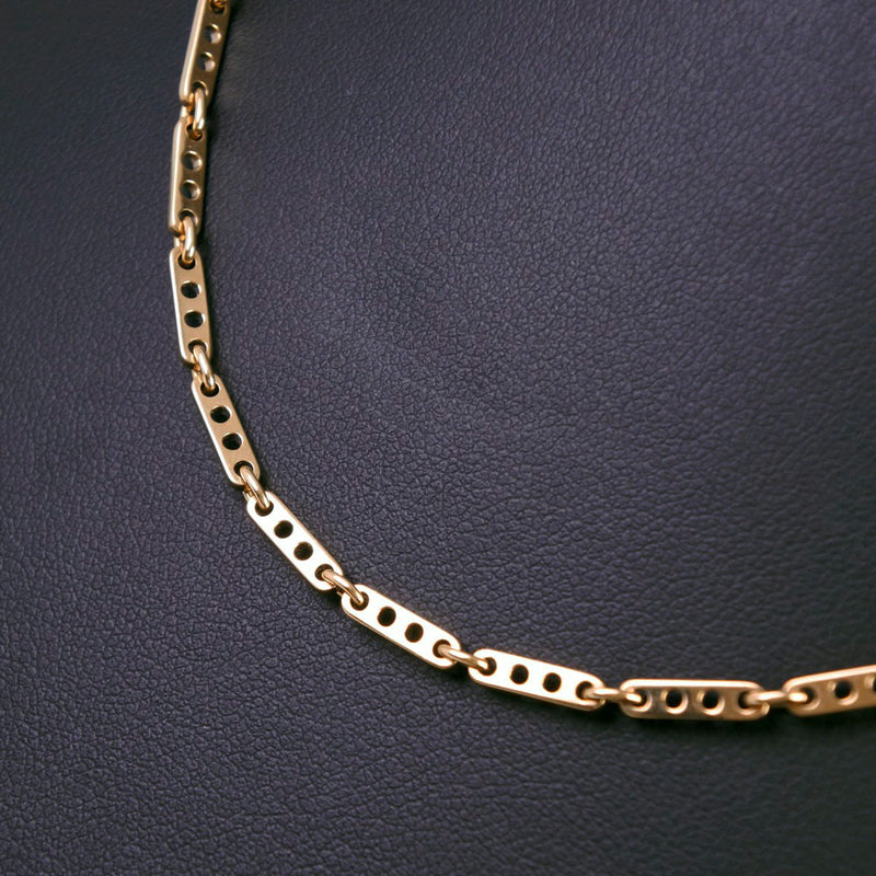 [Cartier] Cartier Figaro 2000 Collar K18 Collar de damas de oro amarillo un rango