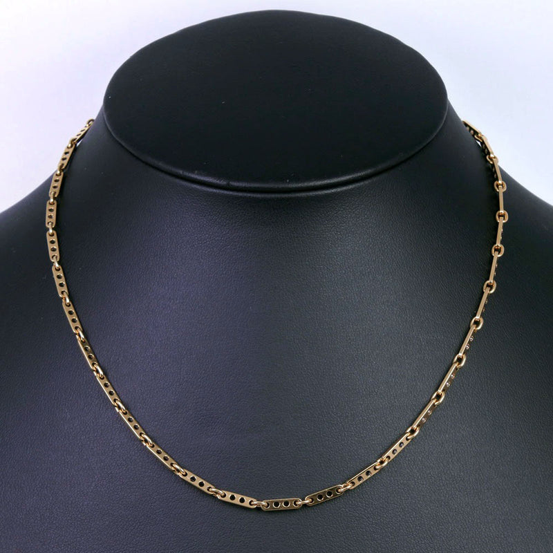 [Cartier] Cartier Figaro 2000 Necklace K18 Yellow Gold Ladies Necklace A Rank