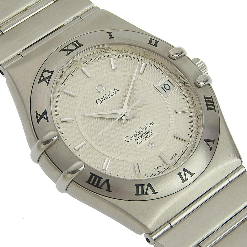 【OMEGA】オメガ
 コンステレーション 1552.30 ステンレススチール シルバー クオーツ アナログ表示 メンズ 白文字盤 腕時計