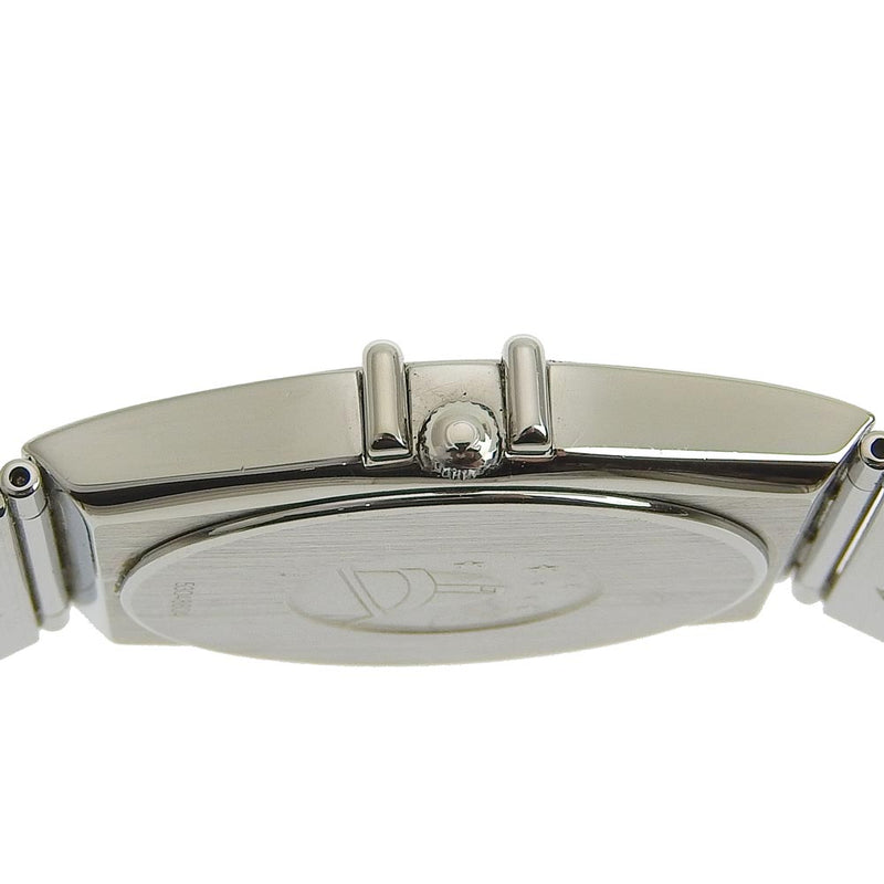 [OMEGA] OMEGA Constellation de acero inoxidable cuarzo de plata analógico damas dial negro dial