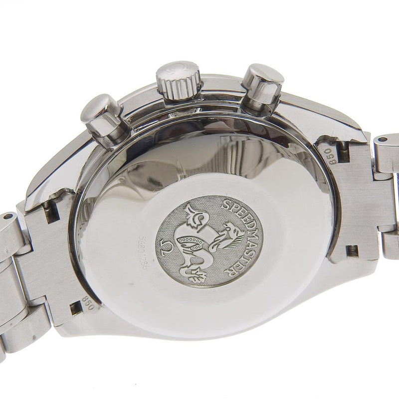 【OMEGA】オメガ
 スピードマスター デイデイト 3523.80.00 ステンレススチール 自動巻き クロノグラフ メンズ ネイビー文字盤 腕時計
