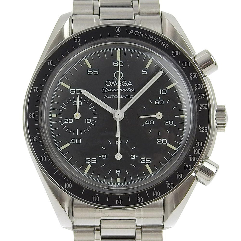 [OMEGA] Omega Speed ​​Master 3510.50 Stainless steel automatic winding chronograph men's black dial watch