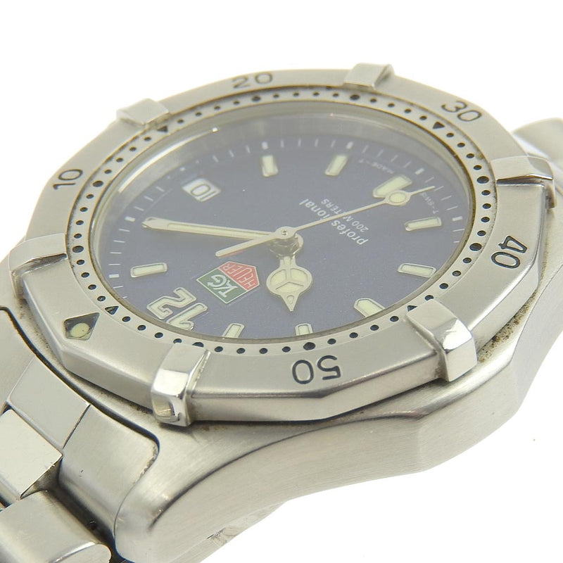 【TAG HEUER】タグホイヤー
 WK1213 ステンレススチール クオーツ アナログ表示 ボーイズ ネイビー文字盤 腕時計