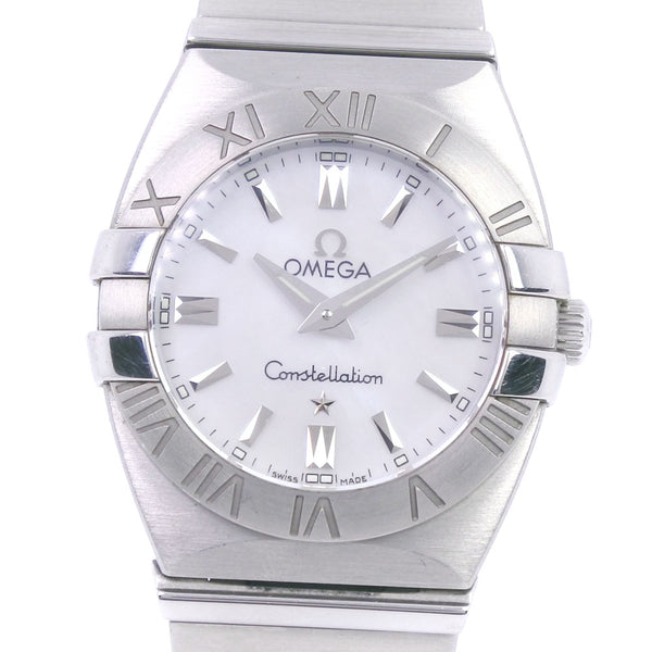 [OMEGA] Omega Constellation Watch Double Eagle Cal.1376 1581.70.00 Stainless steel Quartz Analog display White Shell Dial CONSTELLATION Ladies A-Rank