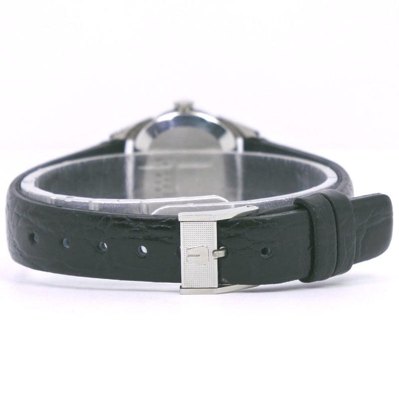 [Universal Genve] Universal Ginebra Watch Acero inoxidable X Pantalla analógica de cuero de cuero Dial negro Dial