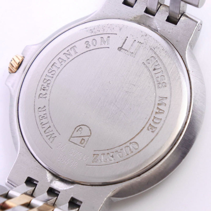 Dunhill】ダンヒル エリート ダイヤベゼル 腕時計 ステンレススチール