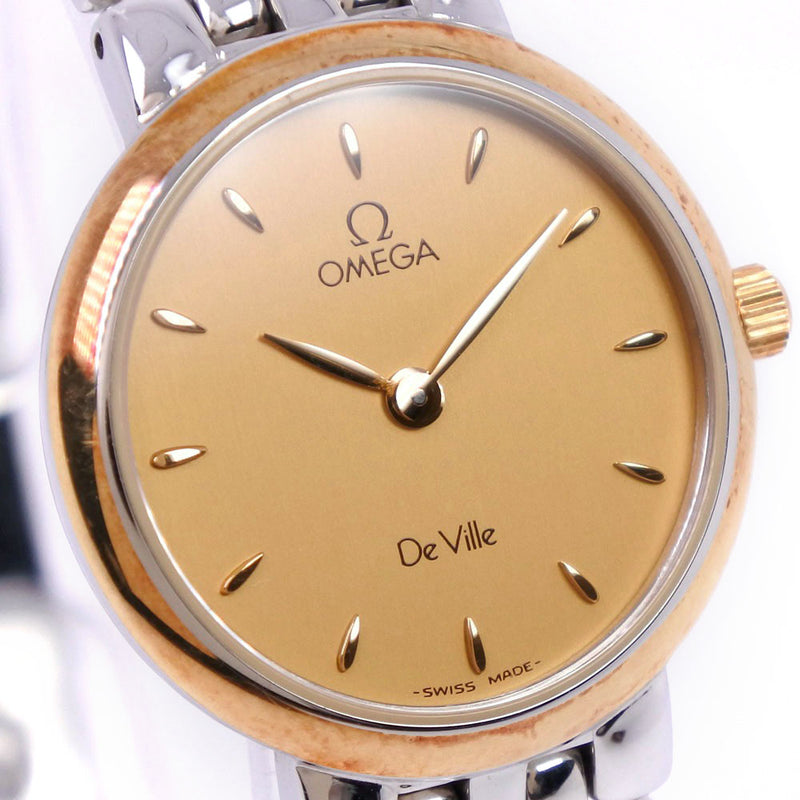 【OMEGA】オメガ
 デビル/デヴィル 7261.11 腕時計
 ステンレススチール クオーツ アナログ表示 レディース ゴールド文字盤 腕時計
Aランク