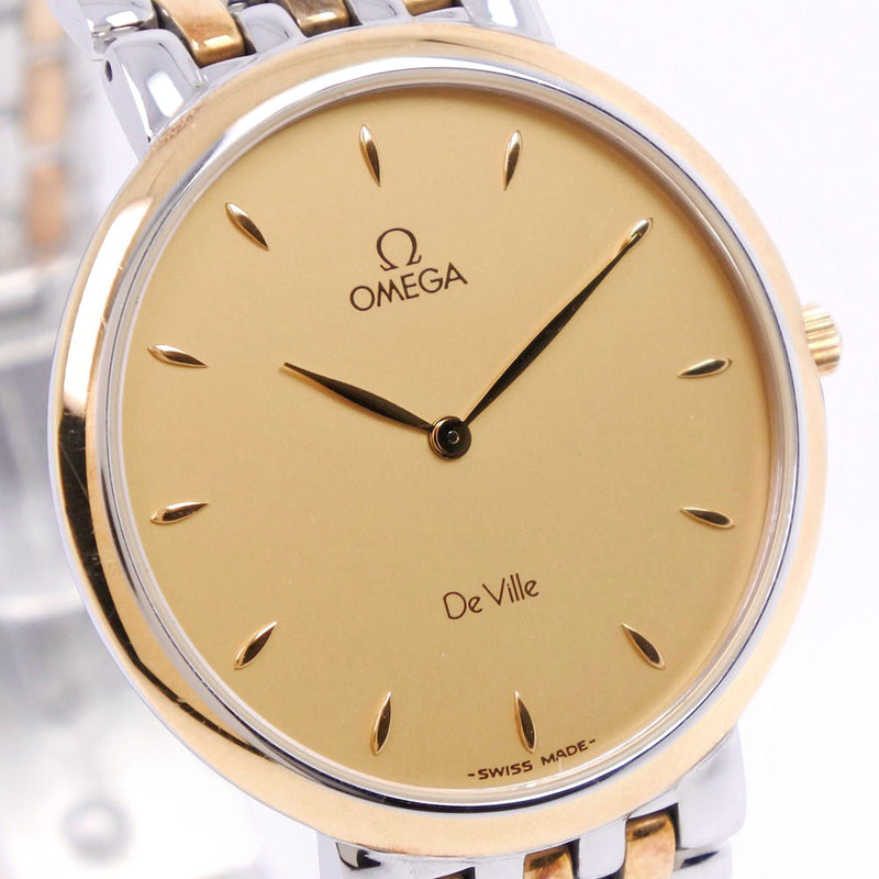 【OMEGA】オメガ
 デビル/デヴィル 7200.11 腕時計
 ステンレススチール×金メッキ クオーツ アナログ表示 メンズ ゴールド文字盤 腕時計
Aランク