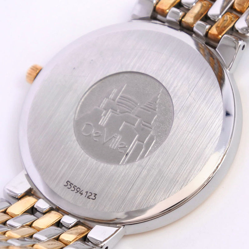 [OMEGA] Omega Devil/Devil 7200.11 Watch Stainless Steel x Gold Plating Quartz Analog L display Men's Gold Dial Watch A Rank