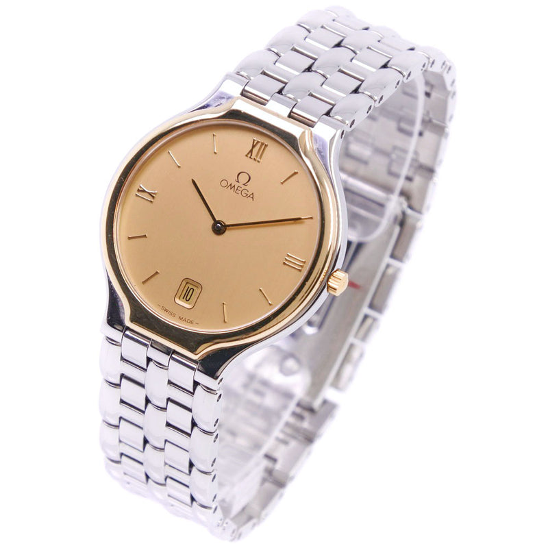 【OMEGA】オメガ
 デビル/デヴィル 腕時計
 ステンレススチール クオーツ アナログ表示 メンズ ゴールド文字盤 腕時計
Aランク