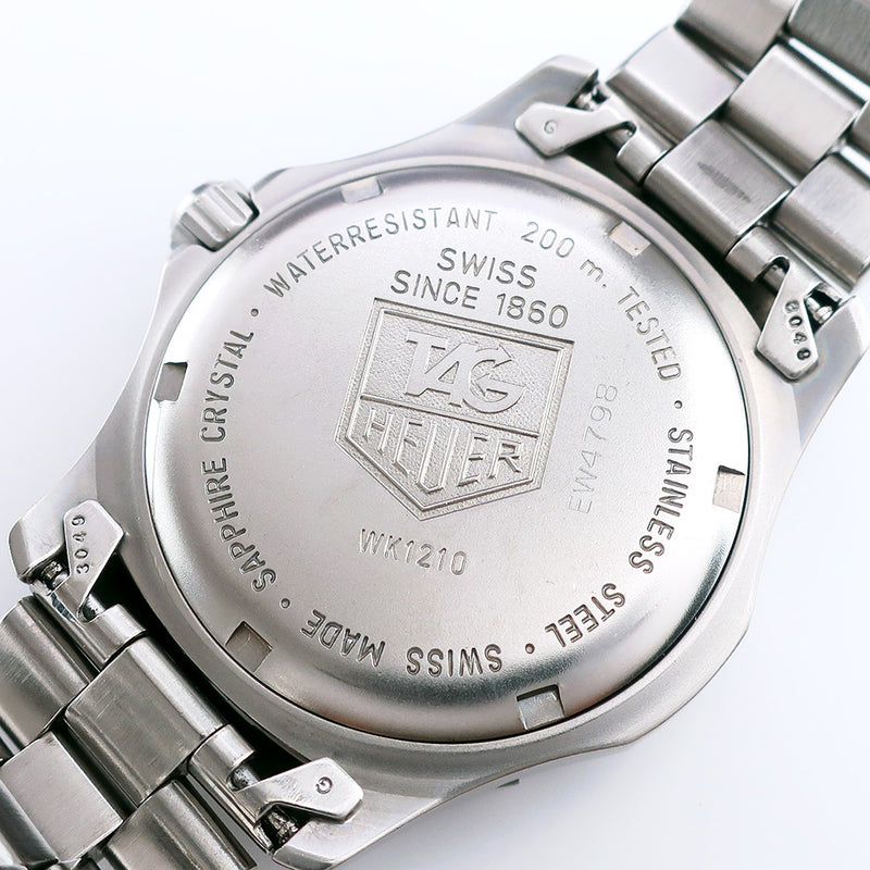 【TAG HEUER】タグホイヤー
 プロフェッショナル 2000クラシック WK1210.BA0309 ステンレススチール クオーツ ボーイズ 黒文字盤 腕時計