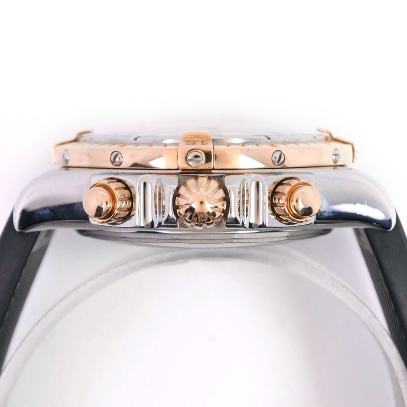 【BREITLING】ブライトリング
 クロノマットエボリューション C13350 腕時計
 ステンレススチール×ラバー 自動巻き アナログ表示 メンズ 黒文字盤 腕時計
A-ランク