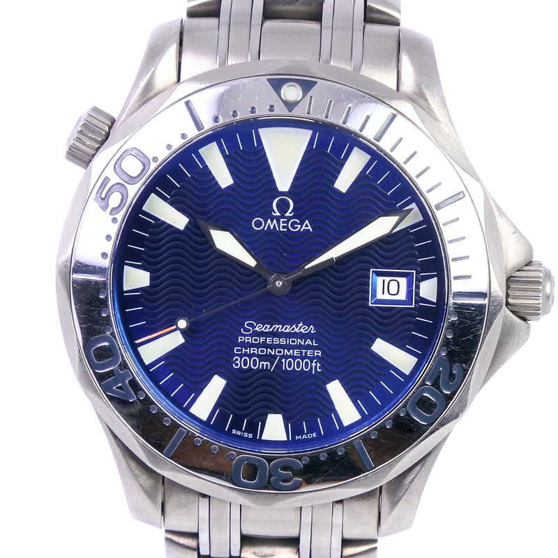 【OMEGA】オメガ
 シーマスター300M プロフェッショナル 2231.80 腕時計
 チタン 自動巻き アナログ表示 メンズ 青文字盤 腕時計