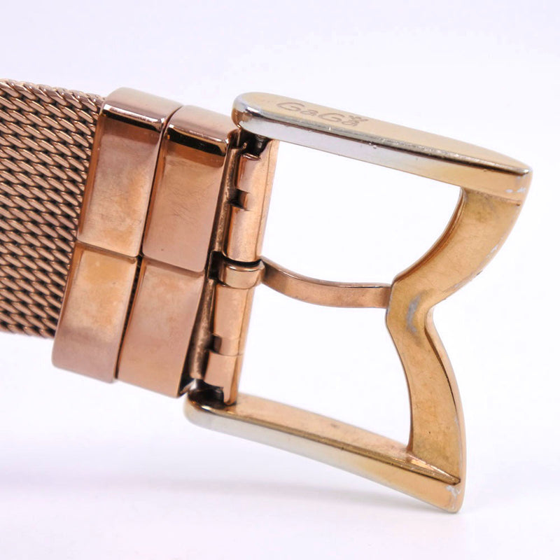 [GAGA MILANO] Gaga Milan Manualle 46 Watch Stainless Steel Quartz Analog Display Men's Silver Dial Watch