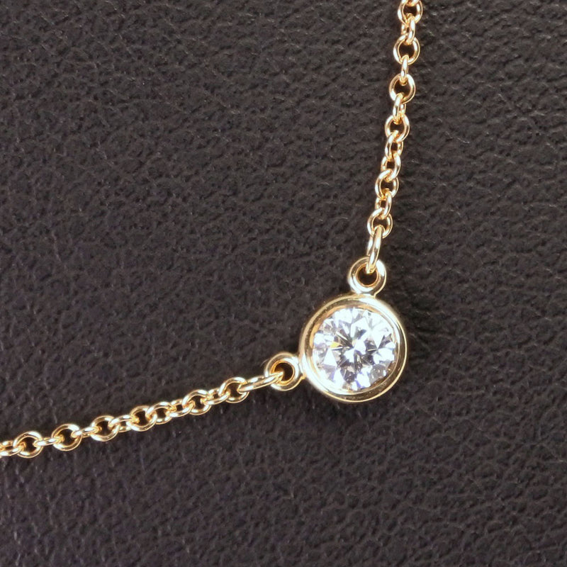[Tiffany＆Co。] Tiffany Viser Yard 0.12ct项链K18黄金X钻石女士项链
