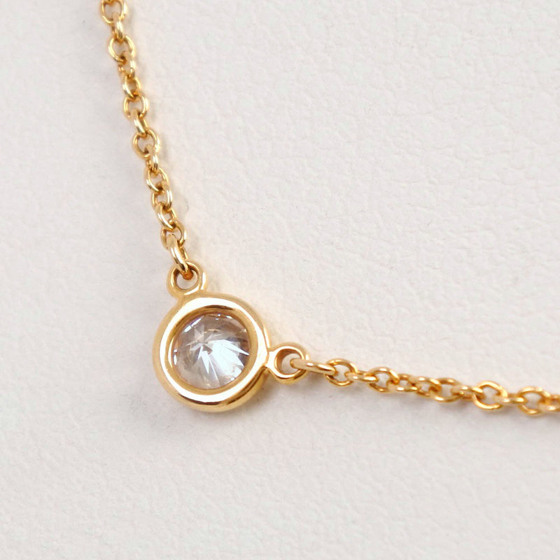 [TIFFANY & CO.] Tiffany Viser Yard 0.12ct Necklace K18 Yellow Gold x Diamond Ladies Necklace A Rank