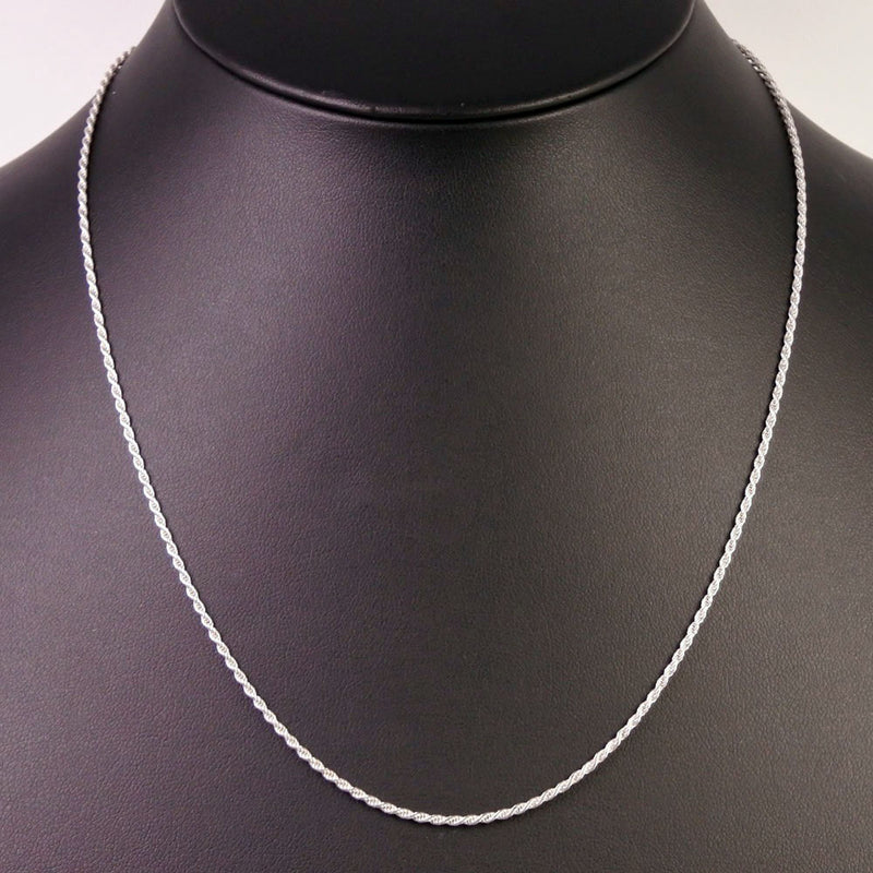 [DAMIANI] Damiani 2P diamond necklace K18 White Gold x Diamond Unisex Necklace