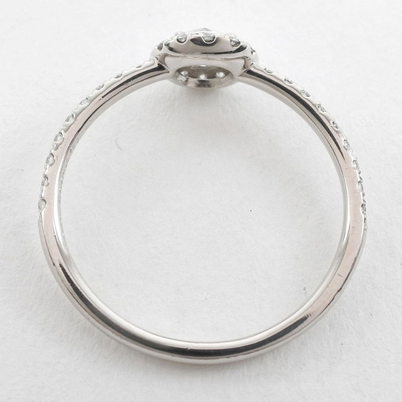 [AHKAH] Archer Vivien Rose Ring / Ring Pt900 Platinum x Diamond No. 8.5 0.3 engraved Ladies Ring / Ring A+Rank