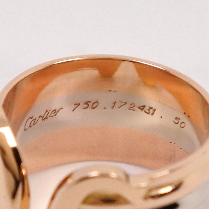 [Cartier] Cartier 2C Ring/Ring K18 Gold No. 9.5 YG/WG/PG Ladies Ring/Ring A-Rank