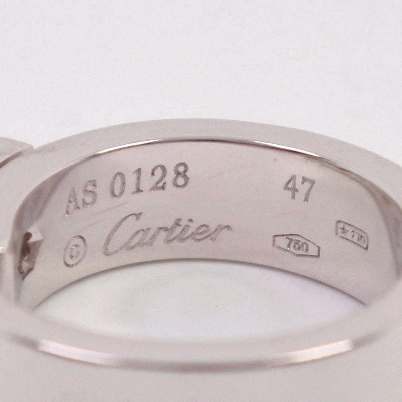 【CARTIER】カルティエ アニバーサリー K18ホワイトゴールド×ダイヤモンド 7.5号 レディース リング・指輪