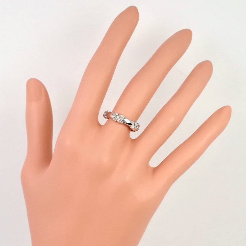 [Tiffany＆Co。] Tiffany 9.5戒指 /戒指签名K18白金X钻石女士A级