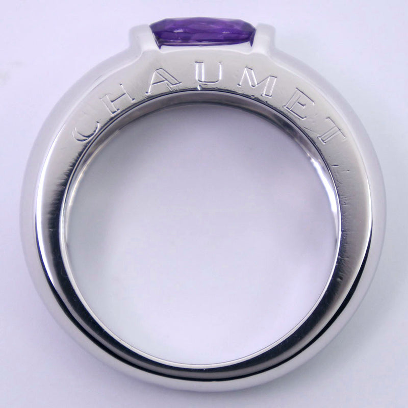 [Chaumet] Shome Joy Ring / Ring K18 White Gold X Amethyst 13.5 숙녀 링 / 링 A 순위
