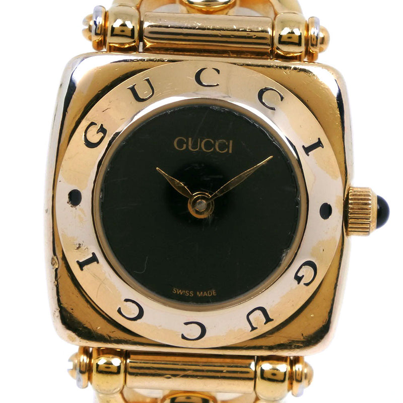 [Gucci] Gucci观看6400L金镀石英模拟女士
