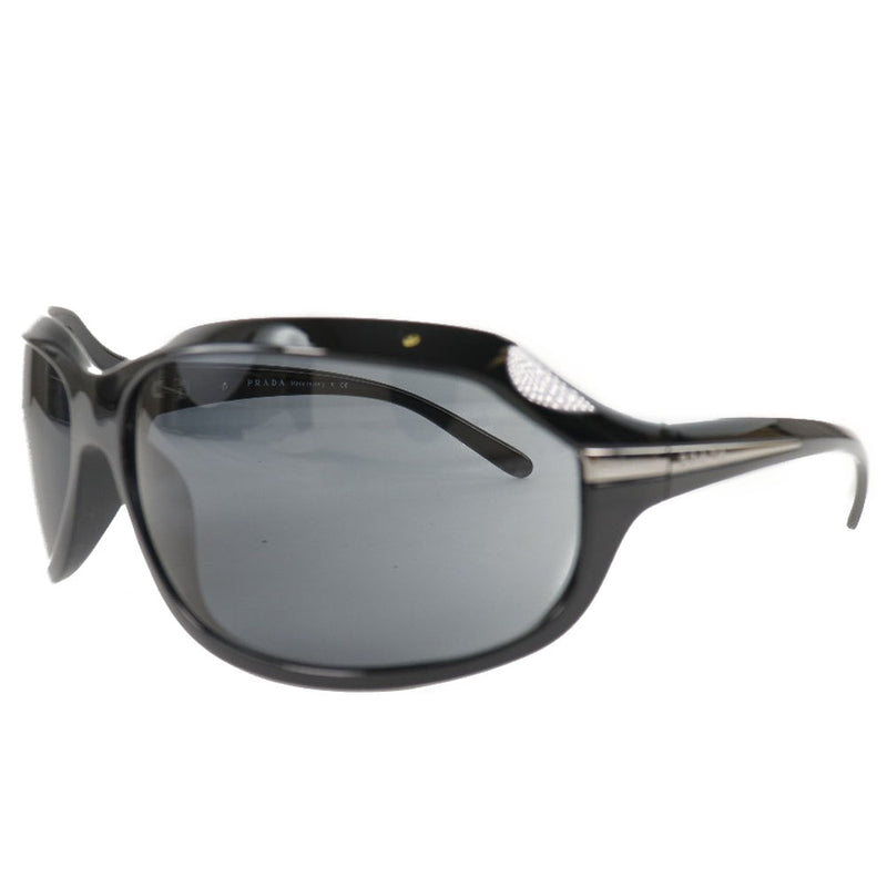 [PRADA] Prada Side Logo SPR14G Plastic Black Men's Sunglasses A-Rank