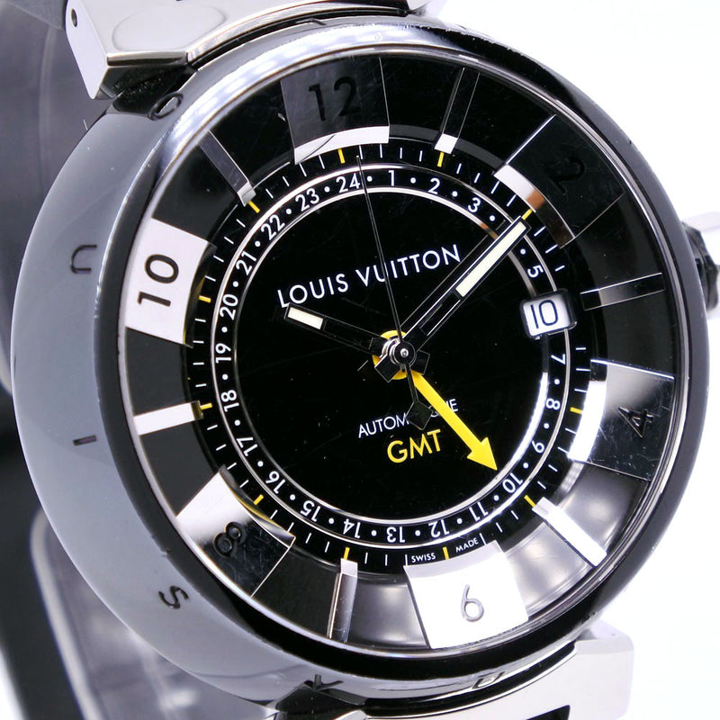 Louis Vuitton] Louis Vuitton Tambul In Black GMT Q113K Acero inoxidab –  KYOTO NISHIKINO