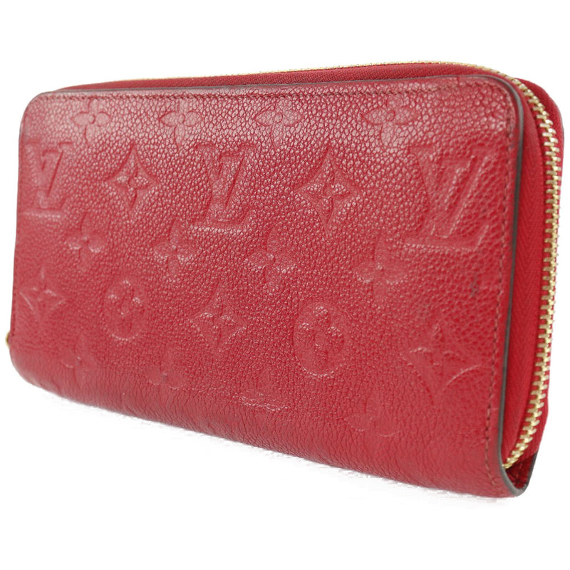 [Louis Vuitton] Louis Vuitton Zippy Wallet M61865会标gomplant三个红色SP1129雕刻的女士长钱包b级