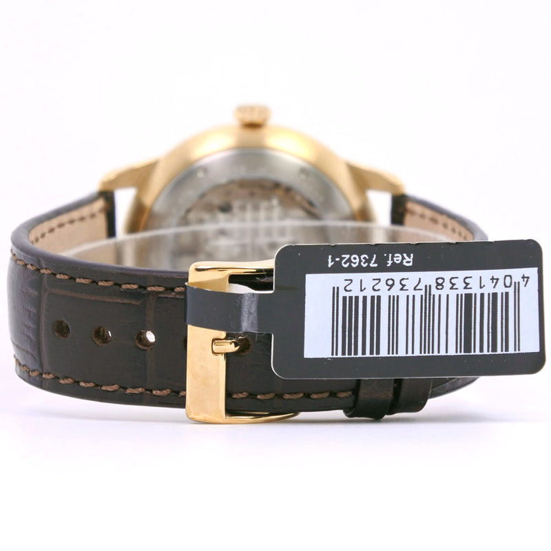 【ZEPPELIN】ツェッペリン 
 腕時計
 7362-1 ステンレススチール×レザー 自動巻き スモールセコンド 白文字盤 メンズSランク