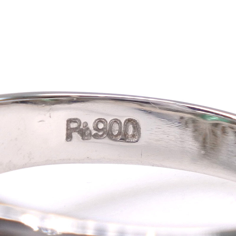 リング・指輪
 Pt900プラチナ×エメラルド×ダイヤモンド 13号 E1.47/D0.64刻印 レディース