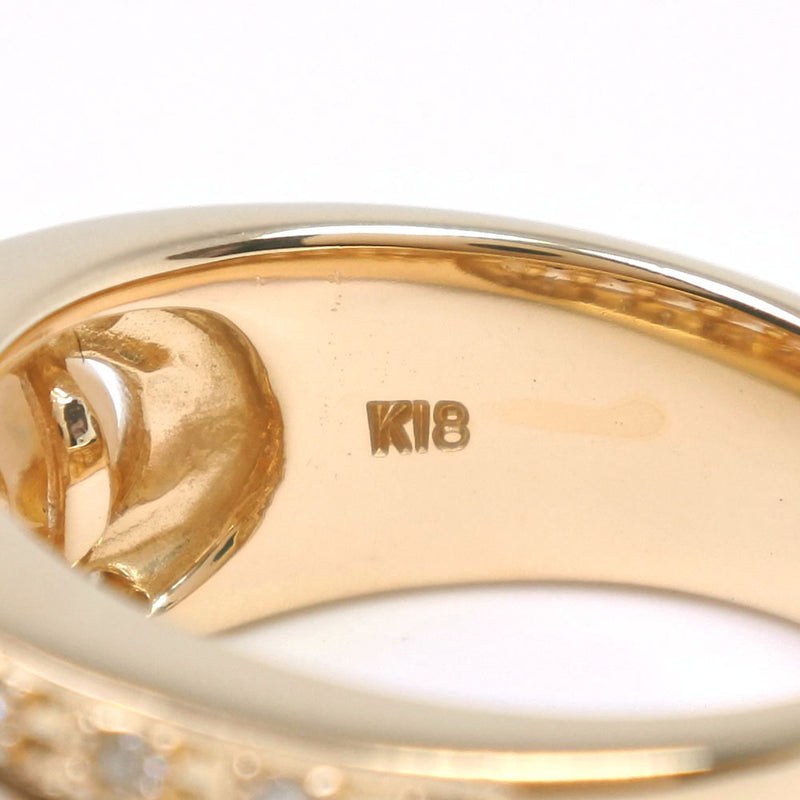 真珠 リング・指輪
 K18イエローゴールド×パール×ダイヤモンド 11.5号 D0.22刻印 レディース