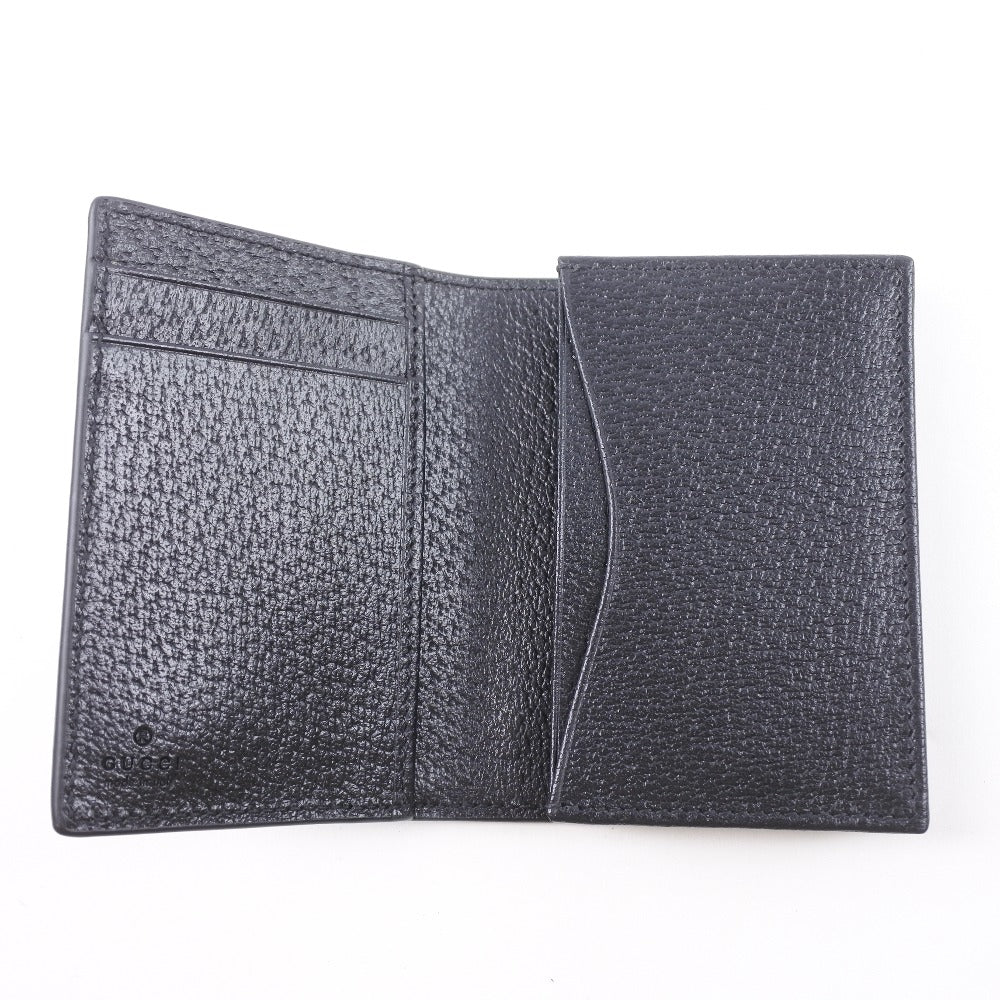 GUCCI】グッチ 名刺入れ GGマーモント 428737 カーフ 黒 ユニセックス