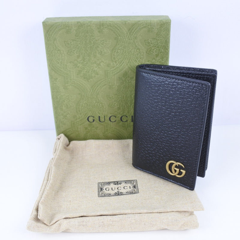 GUCCI] Gucci Business card holder GG Marmont 428737 Calf Black Unisex Card  Case S rank – KYOTO NISHIKINO