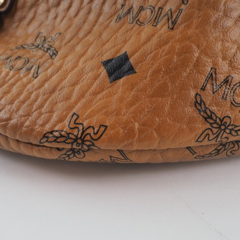 [MCM] MC Moemogram Leather Tea Unisex Body Bag